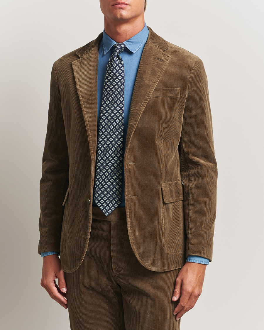 Homme | Blazers | Polo Ralph Lauren | Single Breasted Corduroy Sportcoat Montana Brown