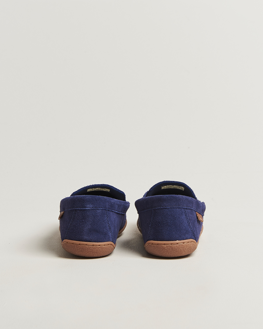 Homme | Polo Ralph Lauren Brenan Slipper Navy Suede | Polo Ralph Lauren | Brenan Slipper Navy Suede