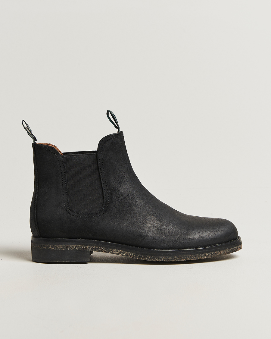 Homme | Bottes | Polo Ralph Lauren | Radford Chelsea Boot Black Rough-Out Suede