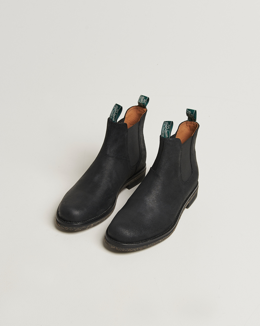 Homme | Bottes | Polo Ralph Lauren | Radford Chelsea Boot Black Rough-Out Suede