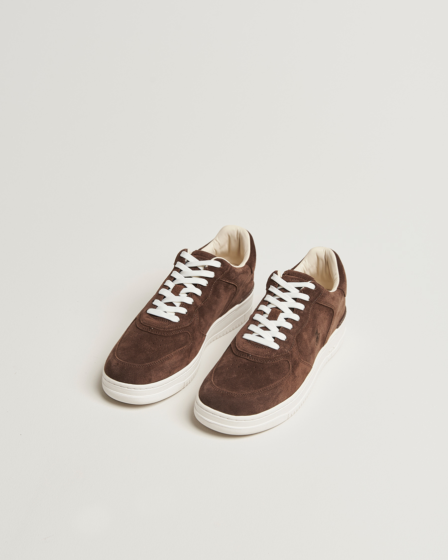 Homme | Baskets | Polo Ralph Lauren | Masters Court Sneakers Chocolate Brown