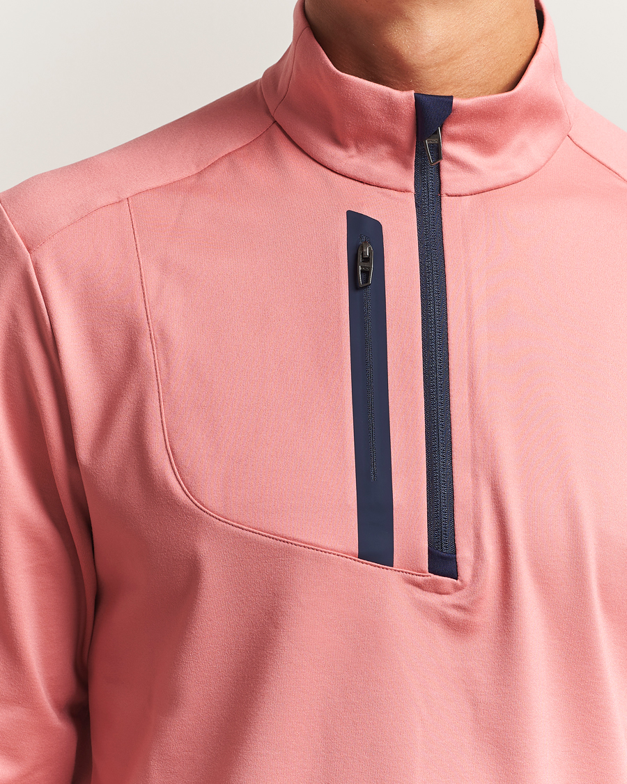 Homme | Vêtements de golf | RLX Ralph Lauren | Luxury Jersey Half Zip Desert Rose