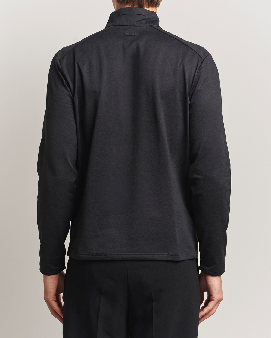 Homme | Pulls Et Tricots | RLX Ralph Lauren | Luxury Jersey Half Zip Polo Black