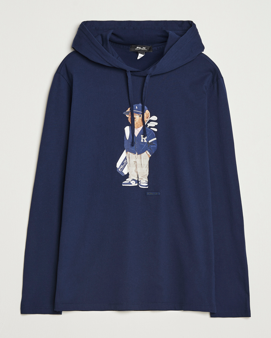 Homme | Pulls Et Tricots | RLX Ralph Lauren | Jersey Bear Hoodie Refined Navy