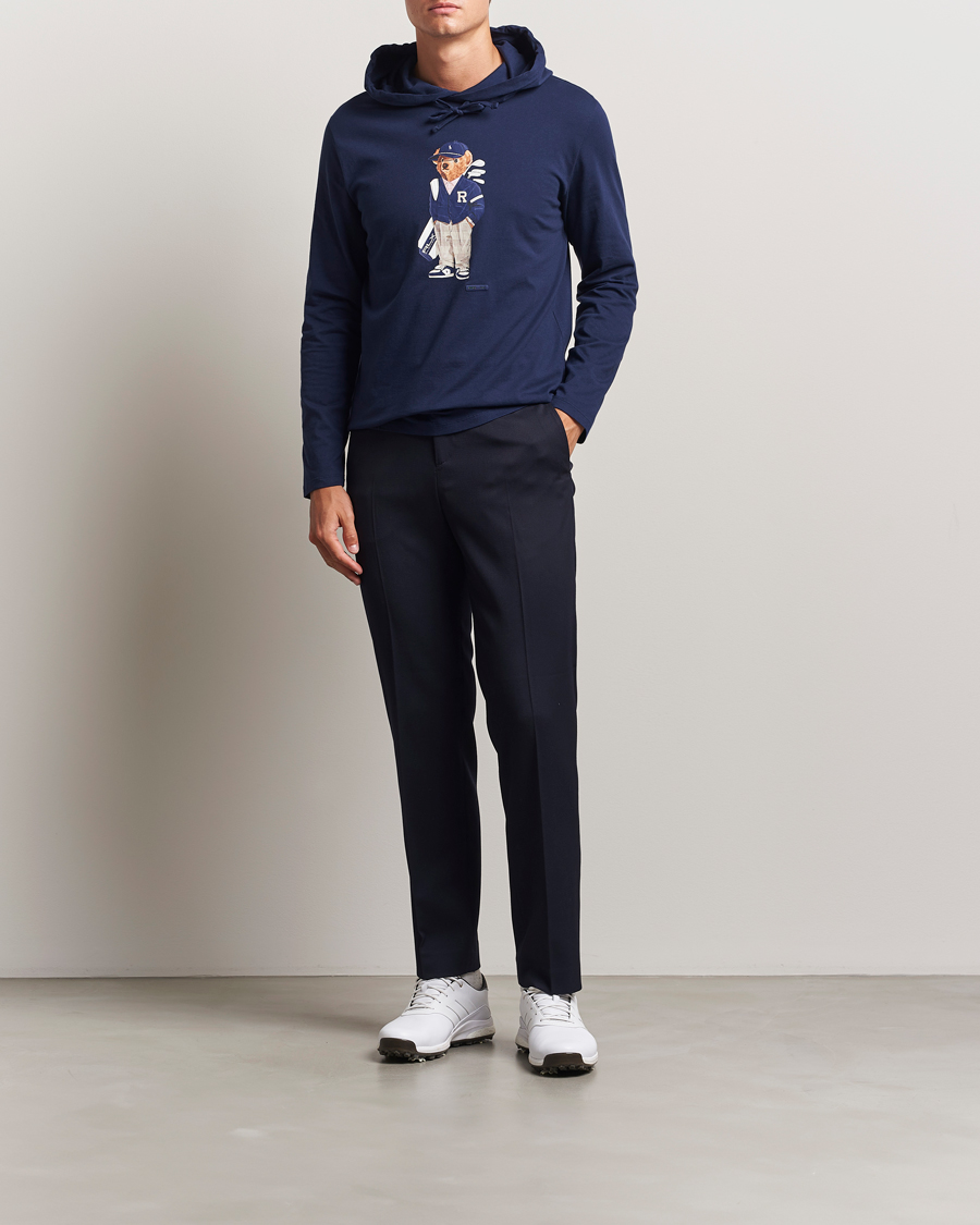 Homme | Pulls Et Tricots | RLX Ralph Lauren | Jersey Bear Hoodie Refined Navy