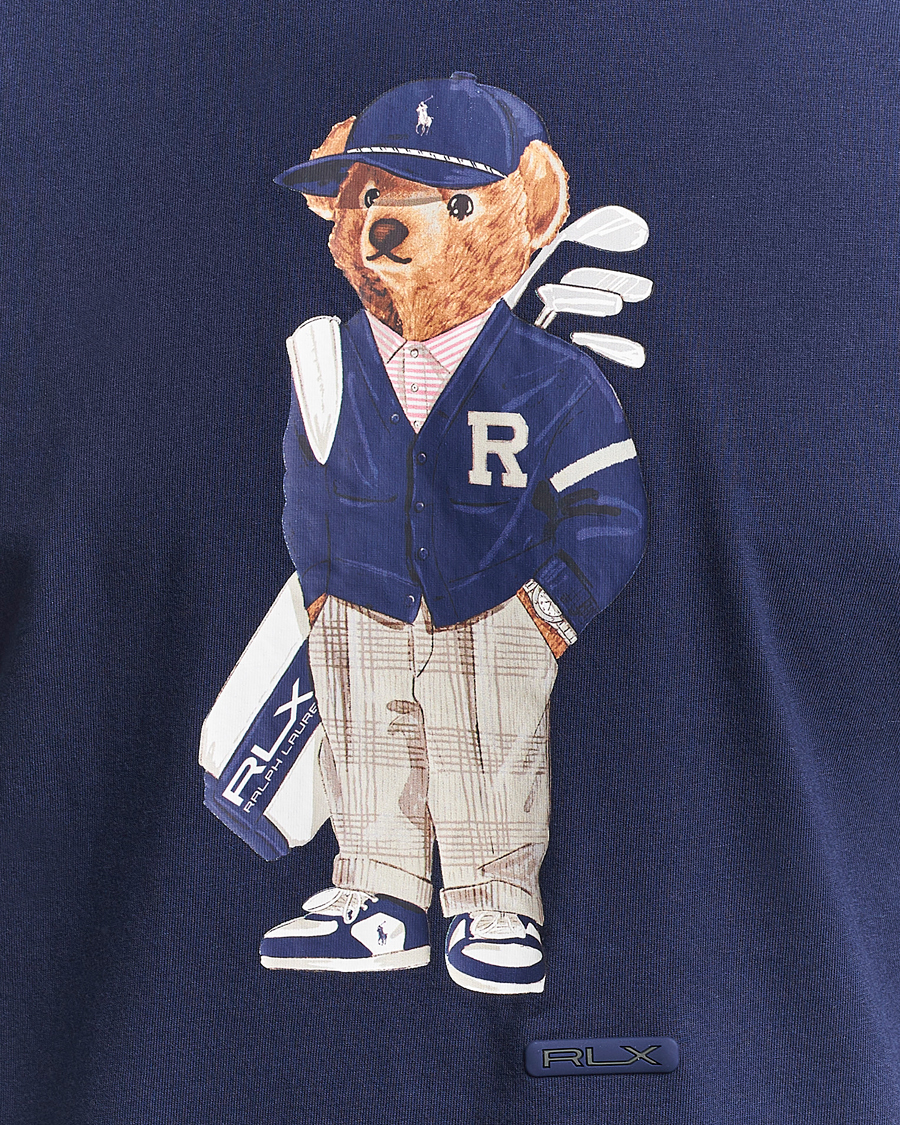 Homme | Pulls Et Tricots | RLX Ralph Lauren | Jersey Bear Hoodie Refined Navy