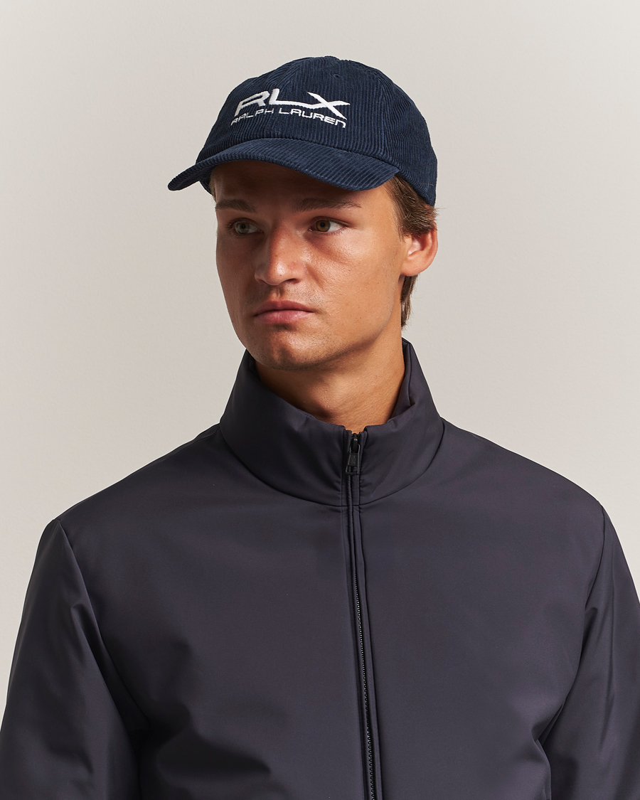 Homme | Bobs Et Casquettes | RLX Ralph Lauren | Corduroy Cap Refined Navy