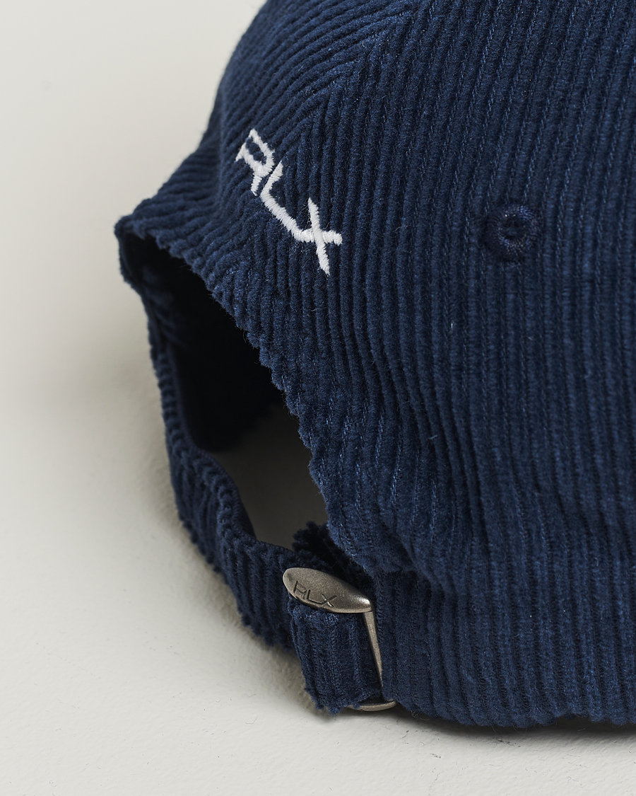 Homme | Bobs Et Casquettes | RLX Ralph Lauren | Corduroy Cap Refined Navy