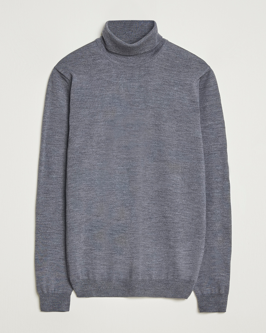 Homme | Pulls Et Tricots | Stenströms | Merino Rollneck Grey