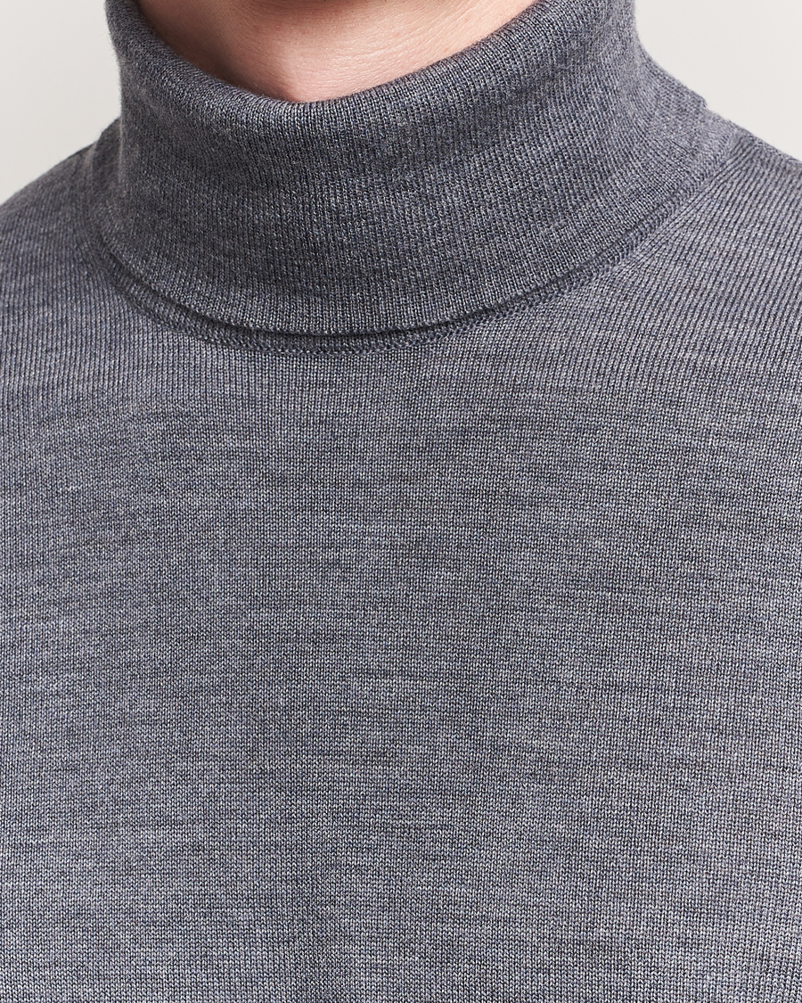 Homme | Pulls Et Tricots | Stenströms | Merino Rollneck Grey