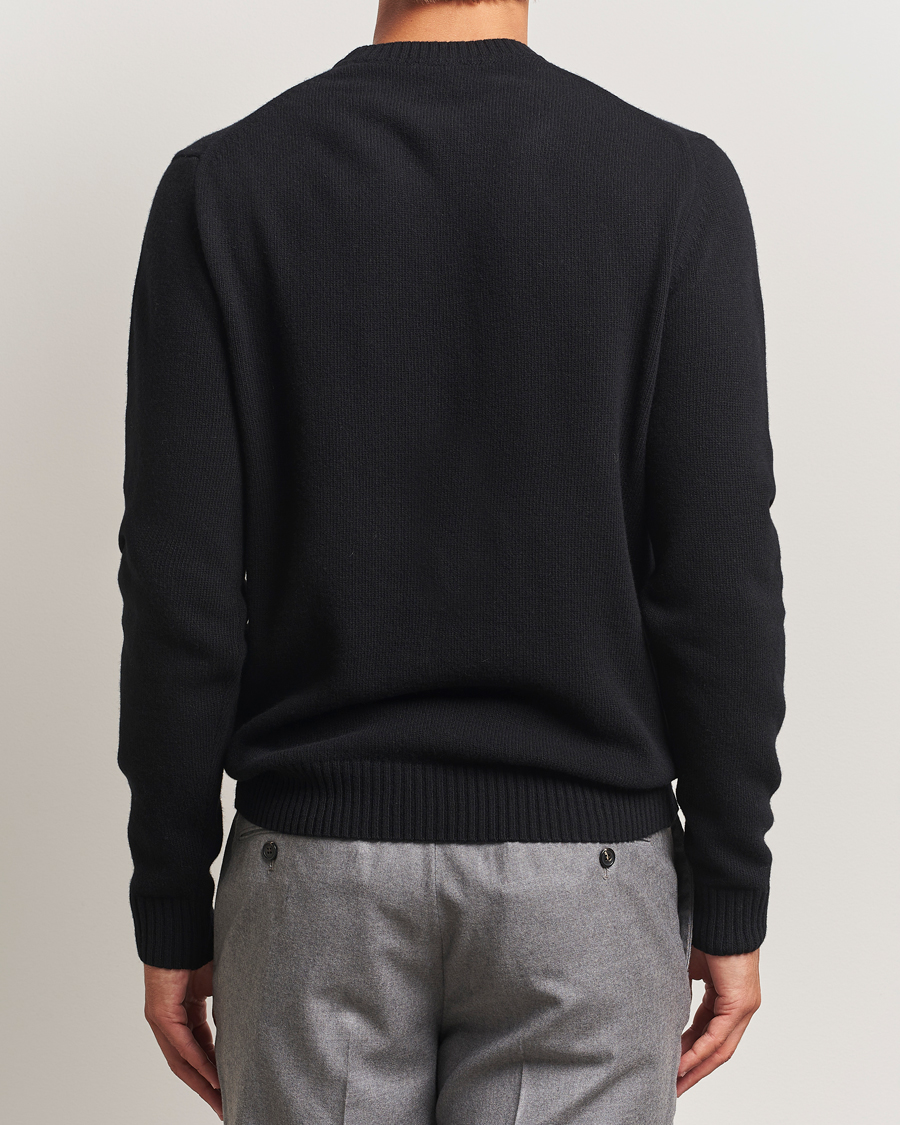 Homme | Pulls Et Tricots | Stenströms | Brushed Merino Crew Neck Black