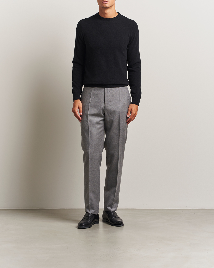 Homme | Pulls Et Tricots | Stenströms | Cashmere Crewneck Black