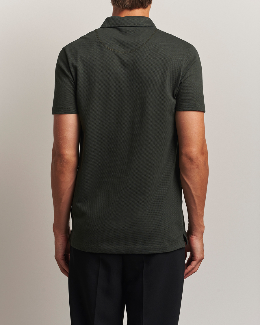 Homme | Polos | Sunspel | Riviera Polo Shirt Dark Green