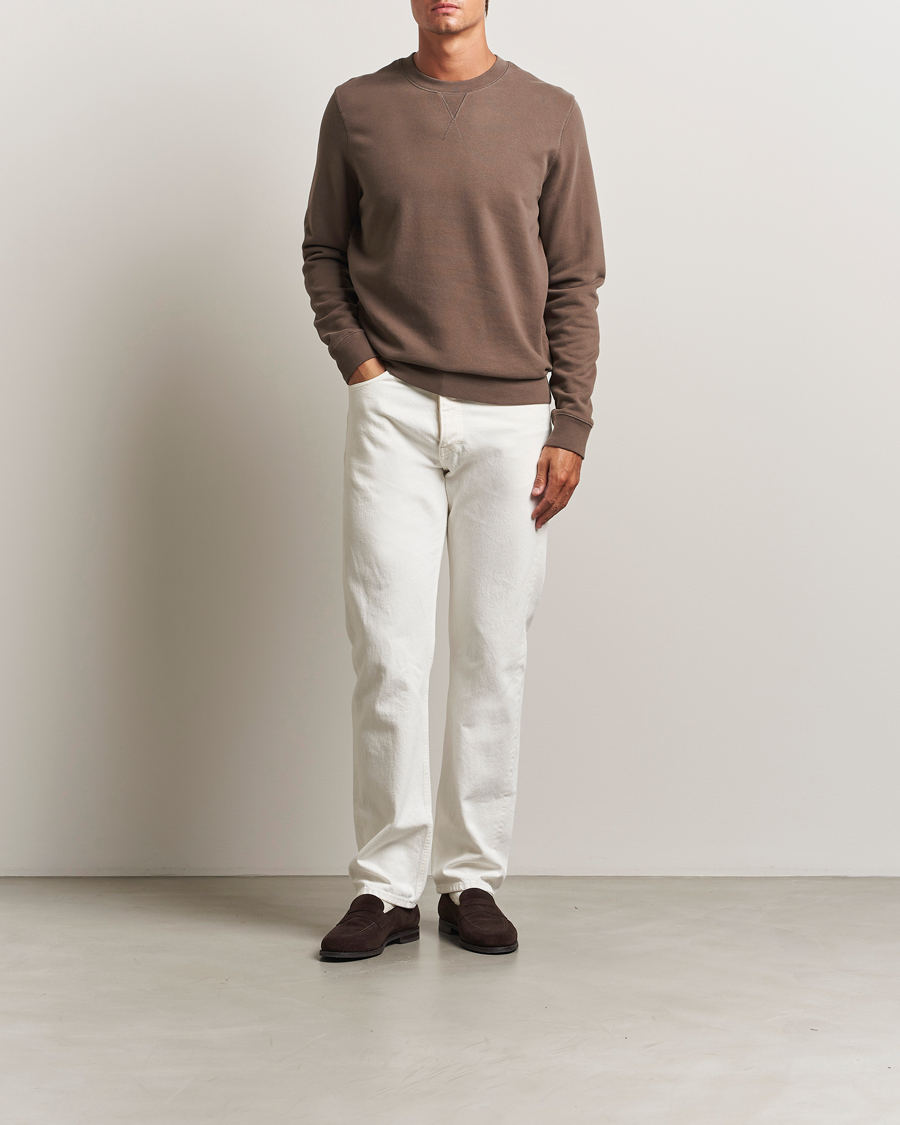 Homme | Pulls Et Tricots | Sunspel | Loopback Sweatshirt Bark