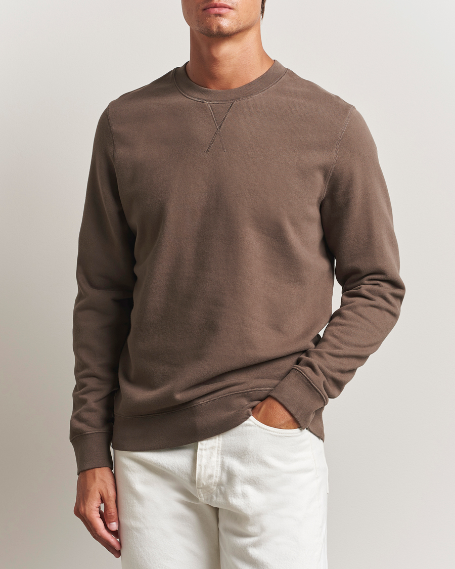 Homme | Pulls Et Tricots | Sunspel | Loopback Sweatshirt Bark