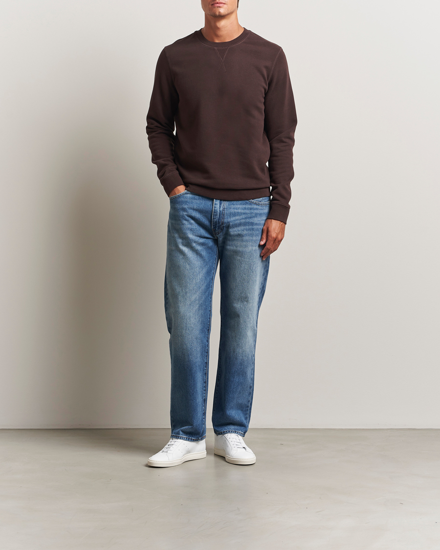 Homme | Pulls Et Tricots | Sunspel | Loopback Sweatshirt Truffle