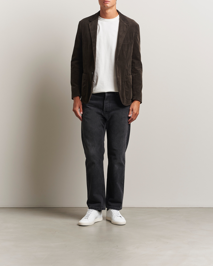 Homme | Blazers | Sunspel | Relaxed Corduroy Blazer Coffee