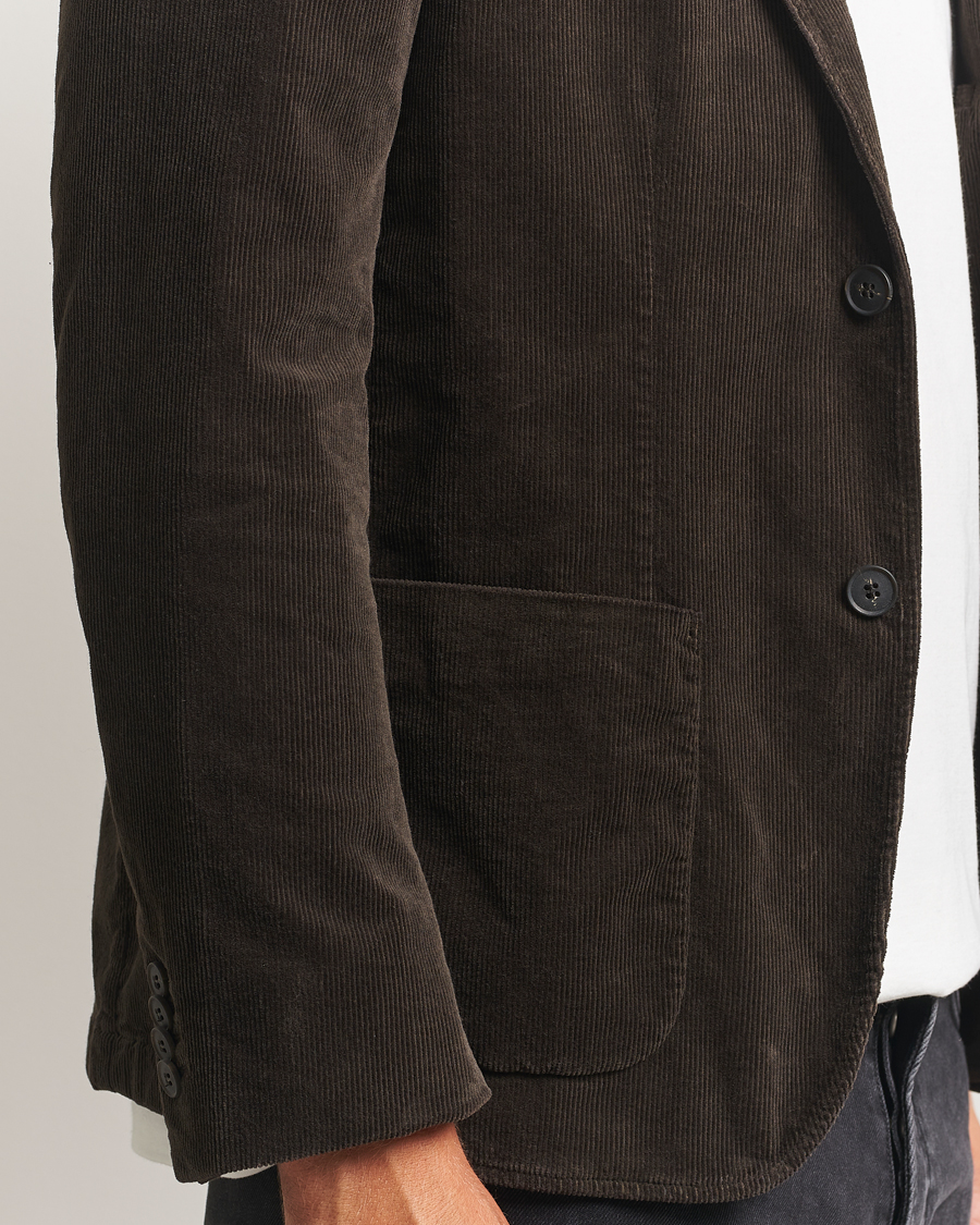 Homme | Blazers | Sunspel | Relaxed Corduroy Blazer Coffee