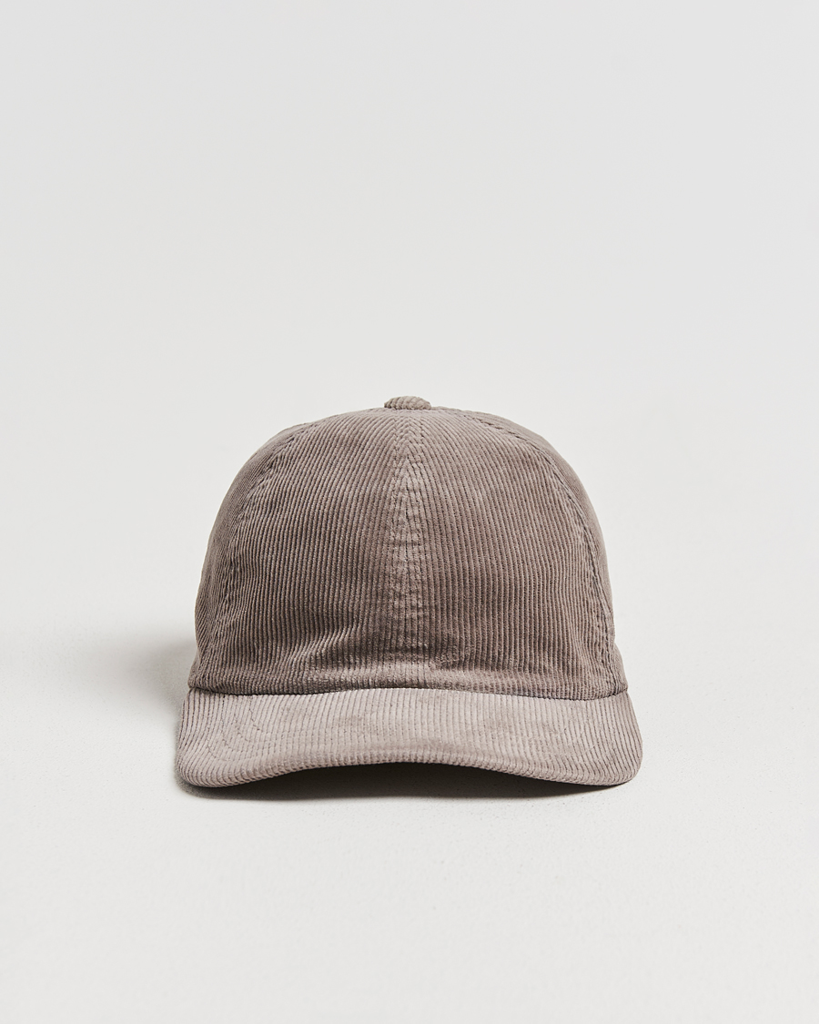 Homme | Bobs Et Casquettes | Sunspel | Corduroy Cap Bark