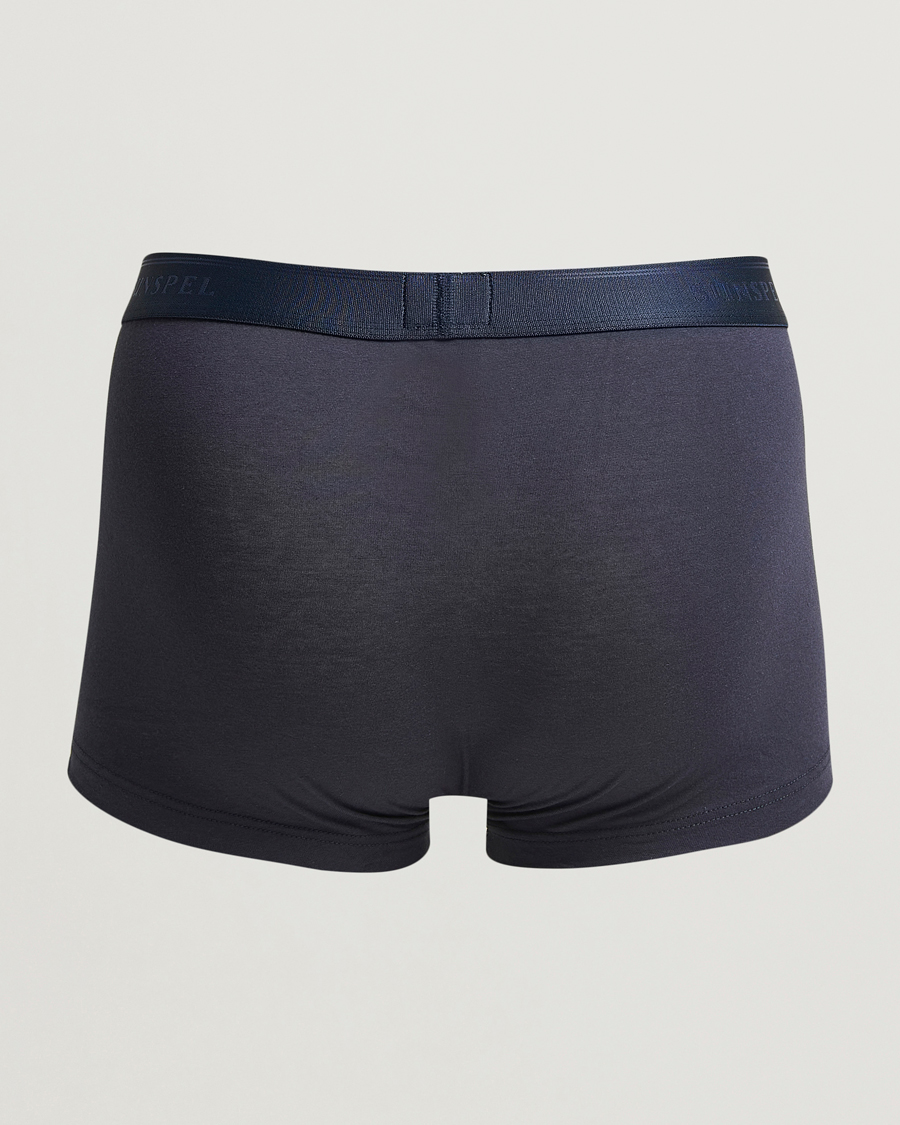 Homme | Sous-Vêtements Et Chaussettes | Sunspel | 3-Pack Cotton Stretch Trunk Navy