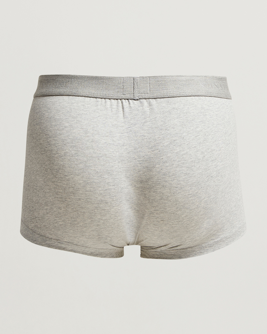 Homme | Sous-Vêtements Et Chaussettes | Sunspel | 3-Pack Cotton Stretch Trunk Grey