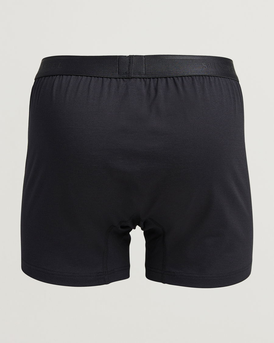 Homme | Sous-Vêtements Et Chaussettes | Sunspel | Superfine Two Button Cotton Black
