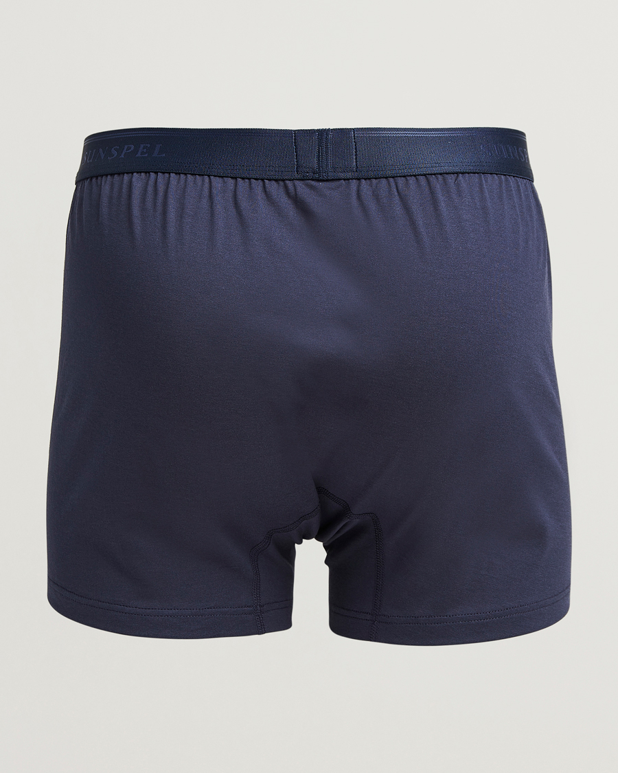Homme | Sous-Vêtements Et Chaussettes | Sunspel | Superfine Two Button Cotton Navy
