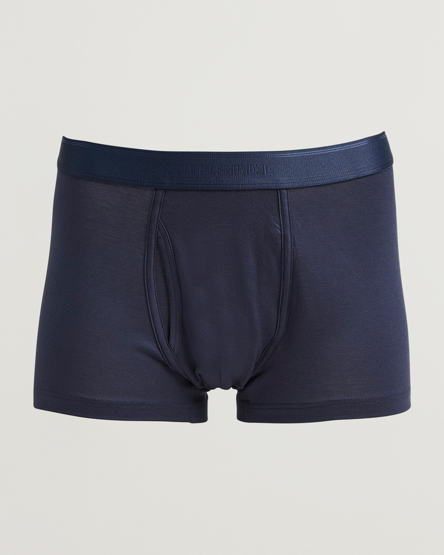 Homme | Sous-Vêtements Et Chaussettes | Sunspel | Superfine Cotton Trunk Navy