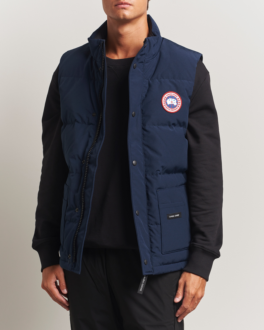 Homme | Manteaux Et Vestes | Canada Goose | Freestyle Vest Atlantic Navy