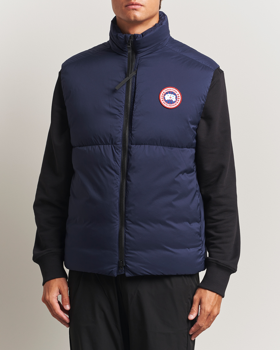 Homme | Manteaux Et Vestes | Canada Goose | Lodge Vest Atlantic Navy