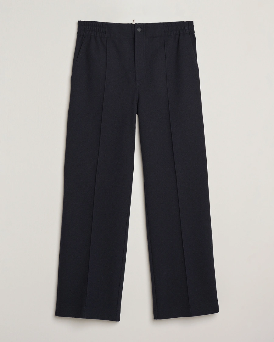 Homme | Pantalons | Moncler Grenoble | Brushed Cotton Drawstring Pants Navy