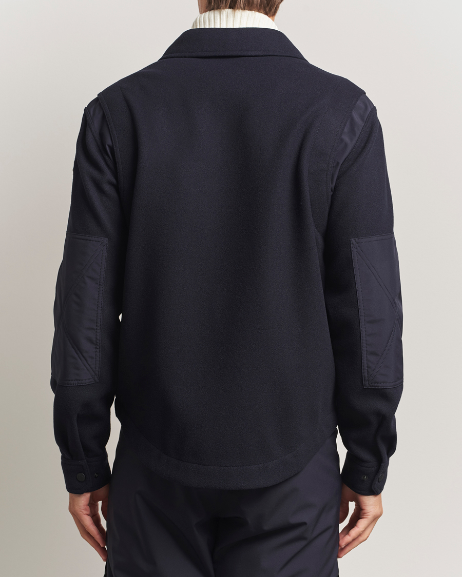 Homme | Manteaux Et Vestes | Moncler Grenoble | Brushed Cotton Overshirt Navy