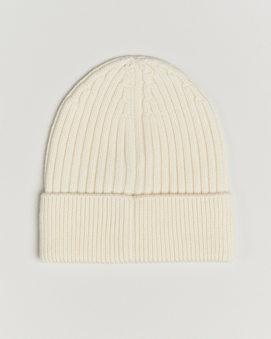 Homme | Moncler Grenoble Rib Wool Beanie Off White | Moncler Grenoble | Rib Wool Beanie Off White