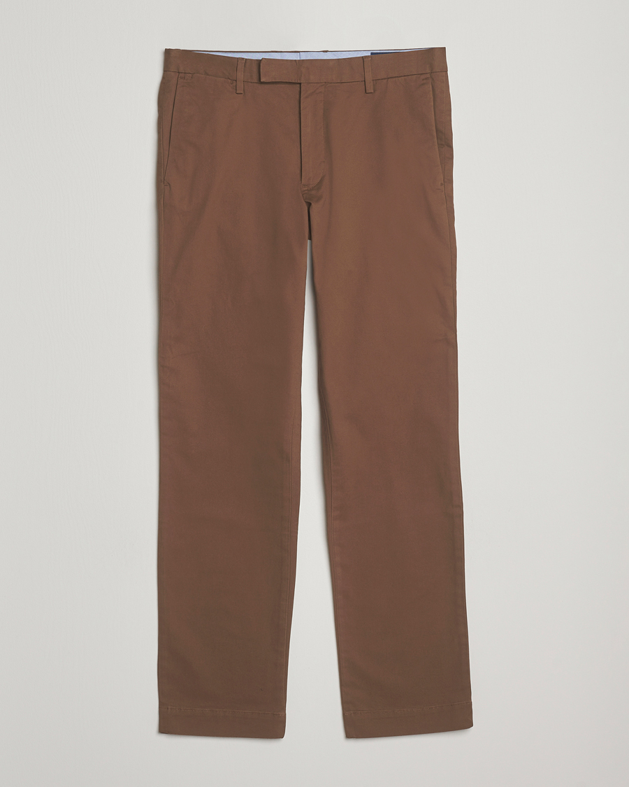 Homme | Pantalons | Polo Ralph Lauren | Hudson Slim Fit Stretch Chinos Chestnut