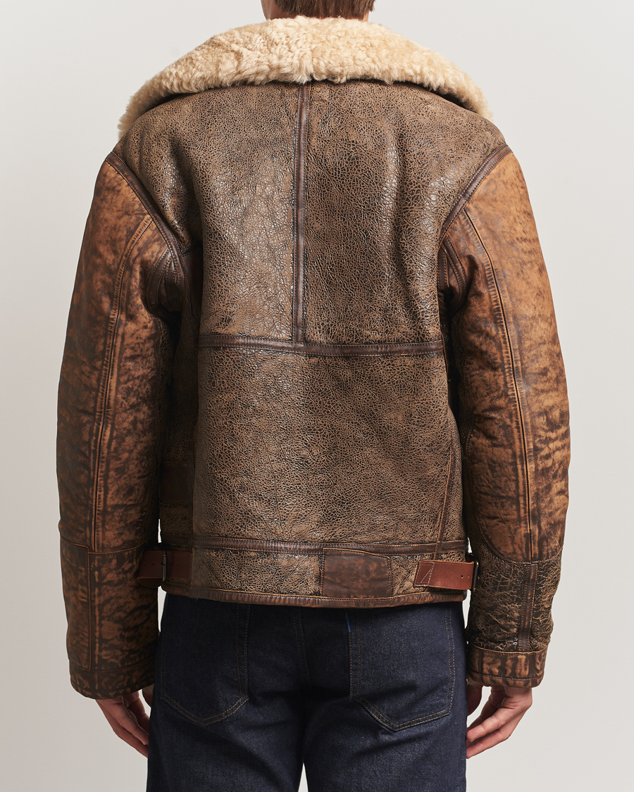 Homme | Manteaux Et Vestes | Polo Ralph Lauren | Sherling Lined Bomber Jacket Brown Earth