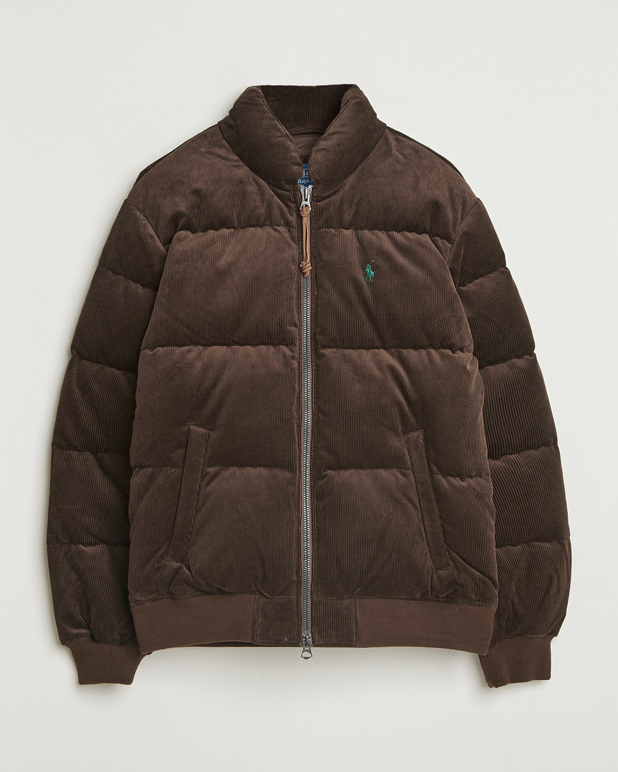Homme | Manteaux Et Vestes | Polo Ralph Lauren | Wyoming Corduroy Bomber Jacket Dark Beech