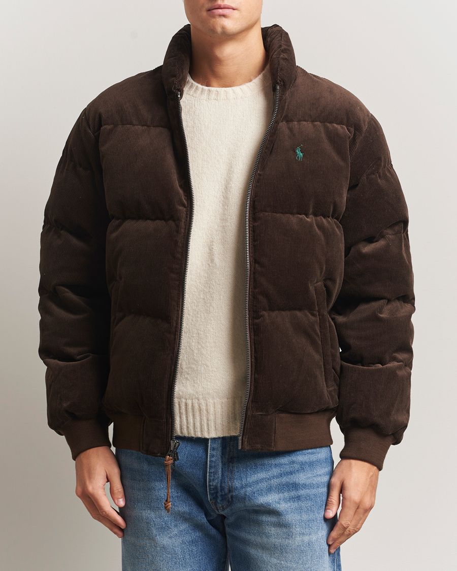 Homme | Manteaux Et Vestes | Polo Ralph Lauren | Wyoming Corduroy Bomber Jacket Dark Beech