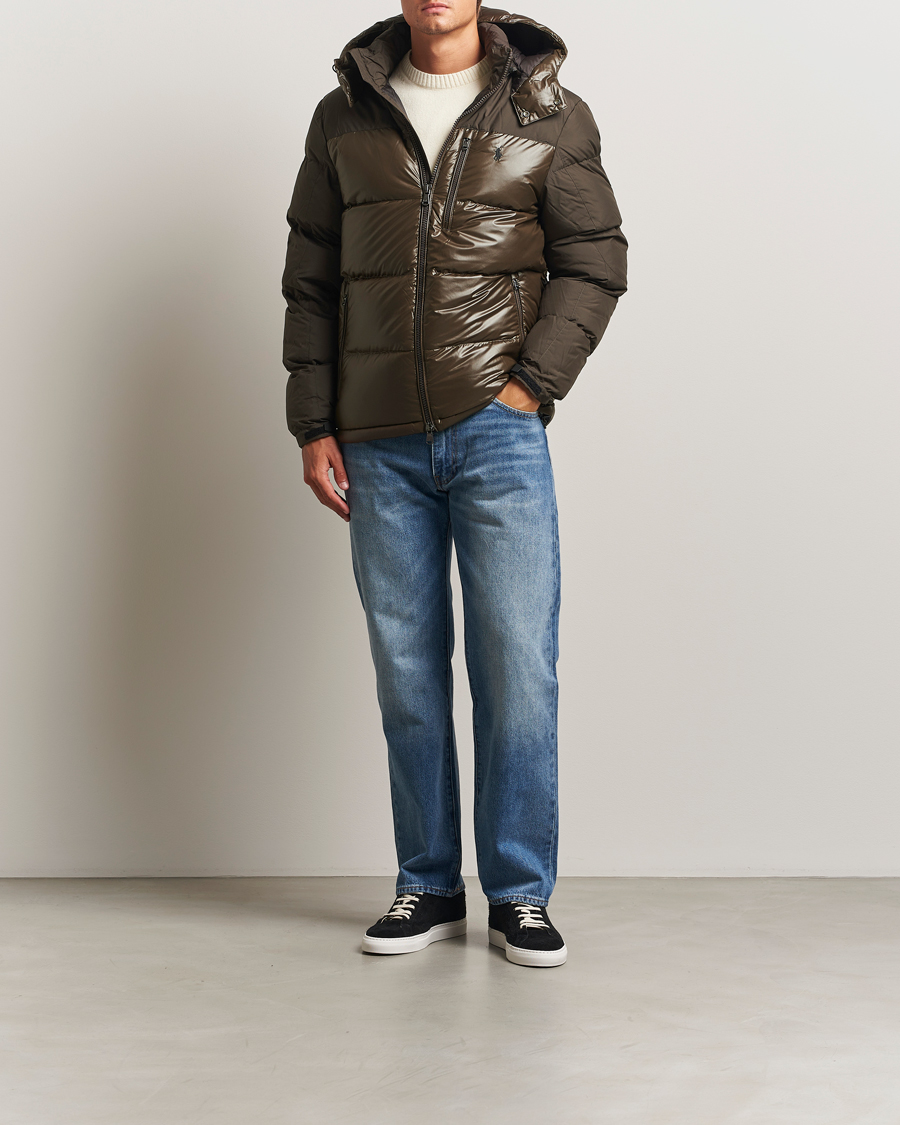 Homme | Manteaux Et Vestes | Polo Ralph Lauren | Gorham Mixed Glossy Down Jacket Antique Brown