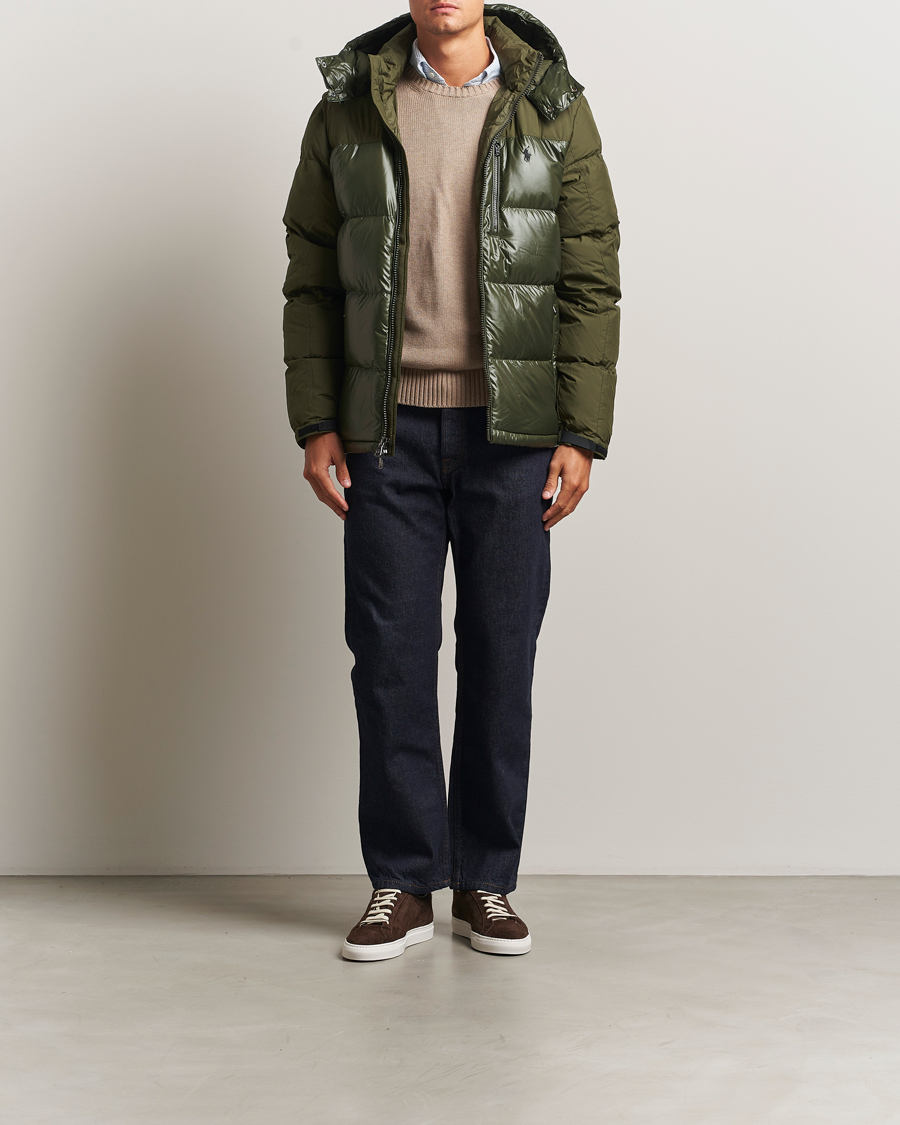 Homme | Manteaux Et Vestes | Polo Ralph Lauren | Gorham Mixed Glossy Down Jacket Dark Loden