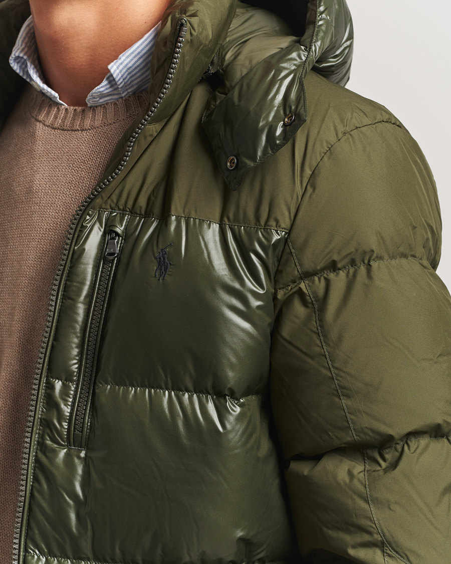 Homme | Manteaux Et Vestes | Polo Ralph Lauren | Gorham Mixed Glossy Down Jacket Dark Loden