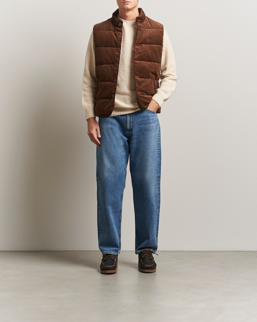 Homme | Manteaux Et Vestes | Polo Ralph Lauren | Quilted Corduroy Vest Pale Russet