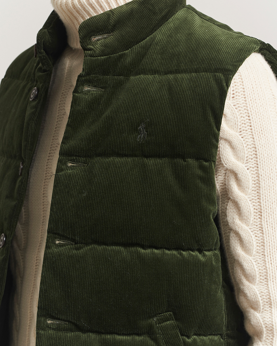 Homme | Manteaux Et Vestes | Polo Ralph Lauren | Quilted Corduroy Vest Country Olive