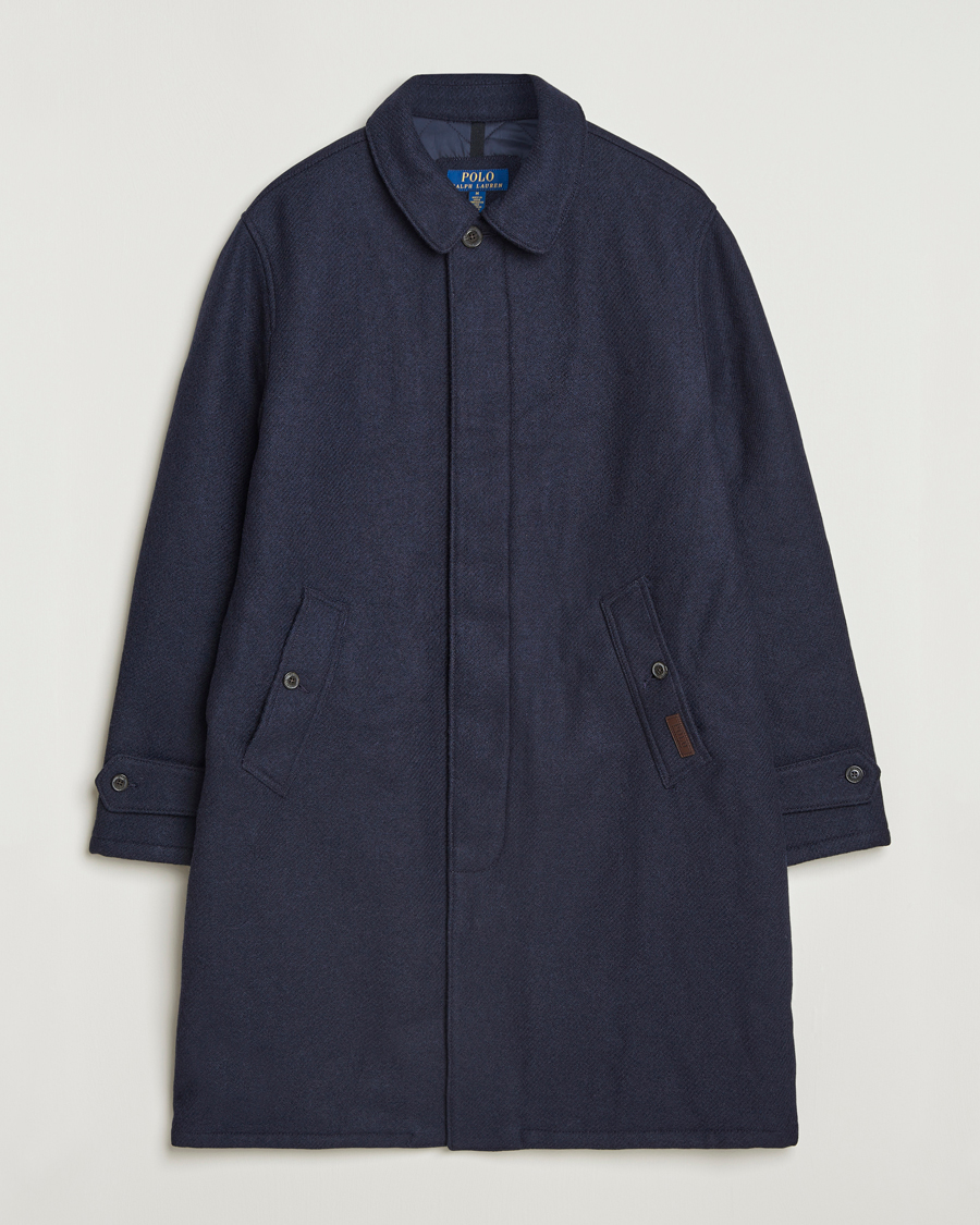 Homme | Manteaux Et Vestes | Polo Ralph Lauren | Heritage Twill Wool Coat Collection Navy