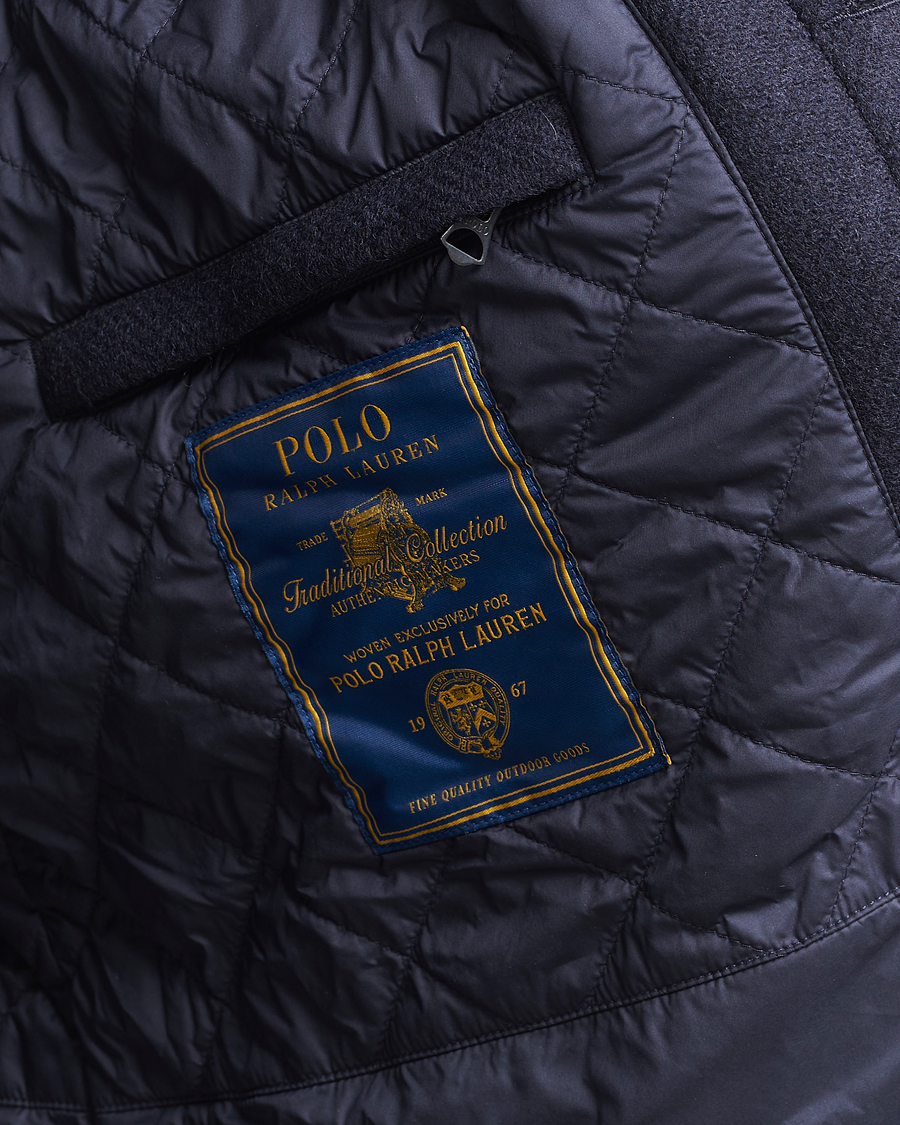Homme | Manteaux Et Vestes | Polo Ralph Lauren | Heritage Twill Wool Coat Collection Navy
