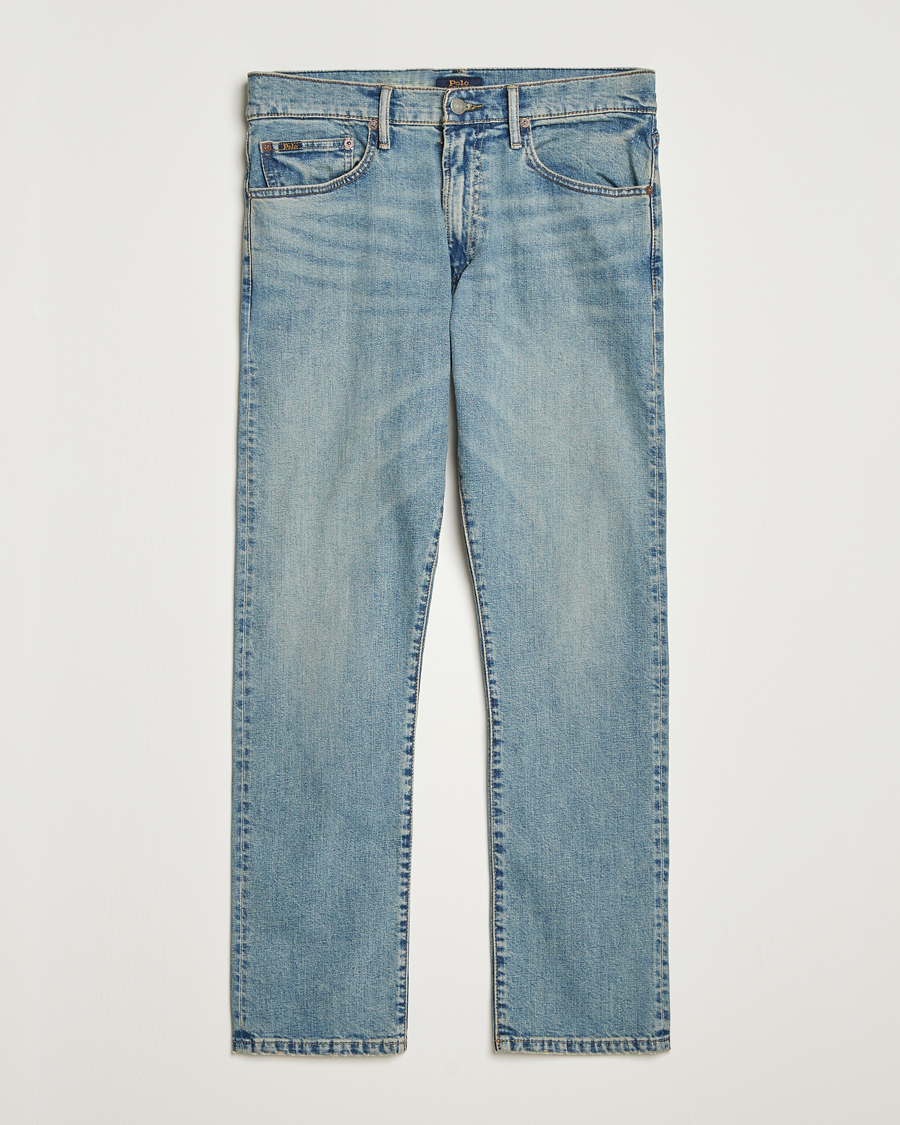 Homme | Jeans | Polo Ralph Lauren | Hampton Dixon Stretch Straight Jeans Mid Blue
