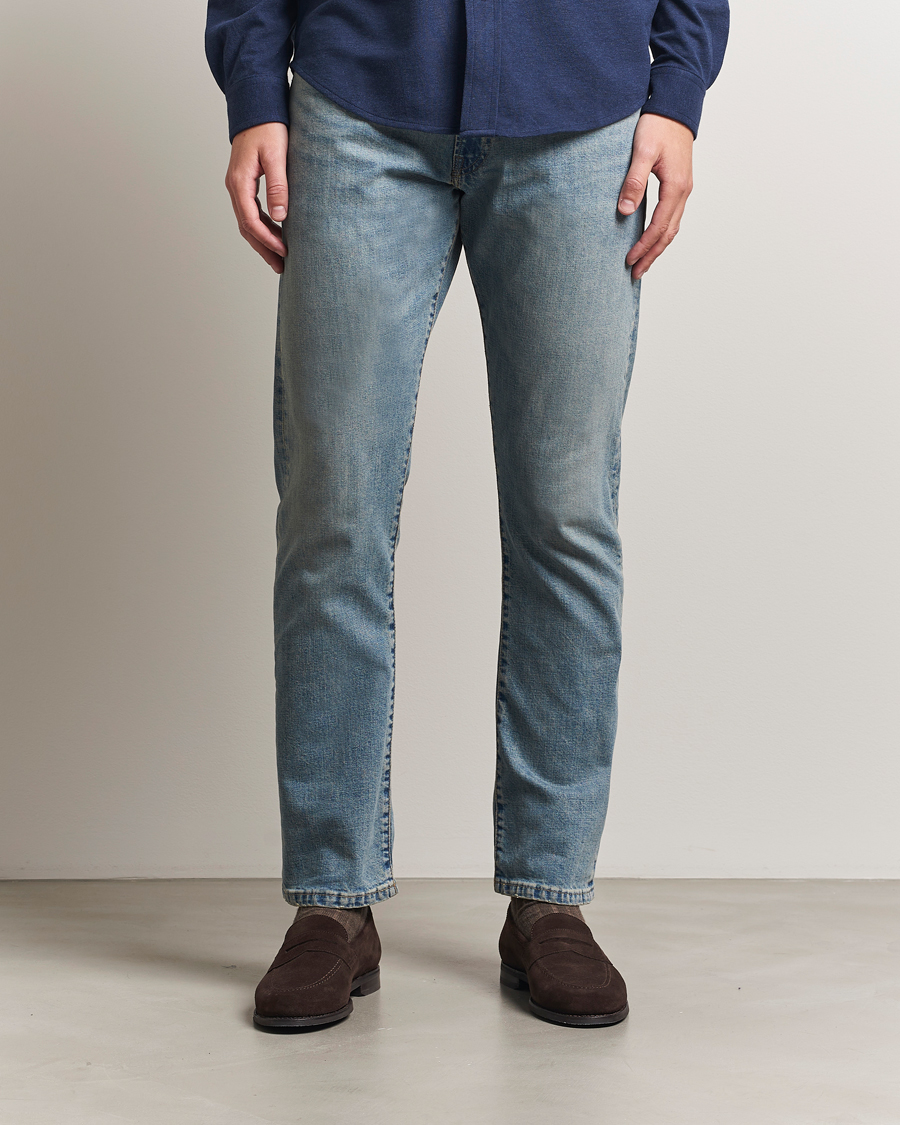 Homme | Jeans | Polo Ralph Lauren | Hampton Dixon Stretch Straight Jeans Mid Blue