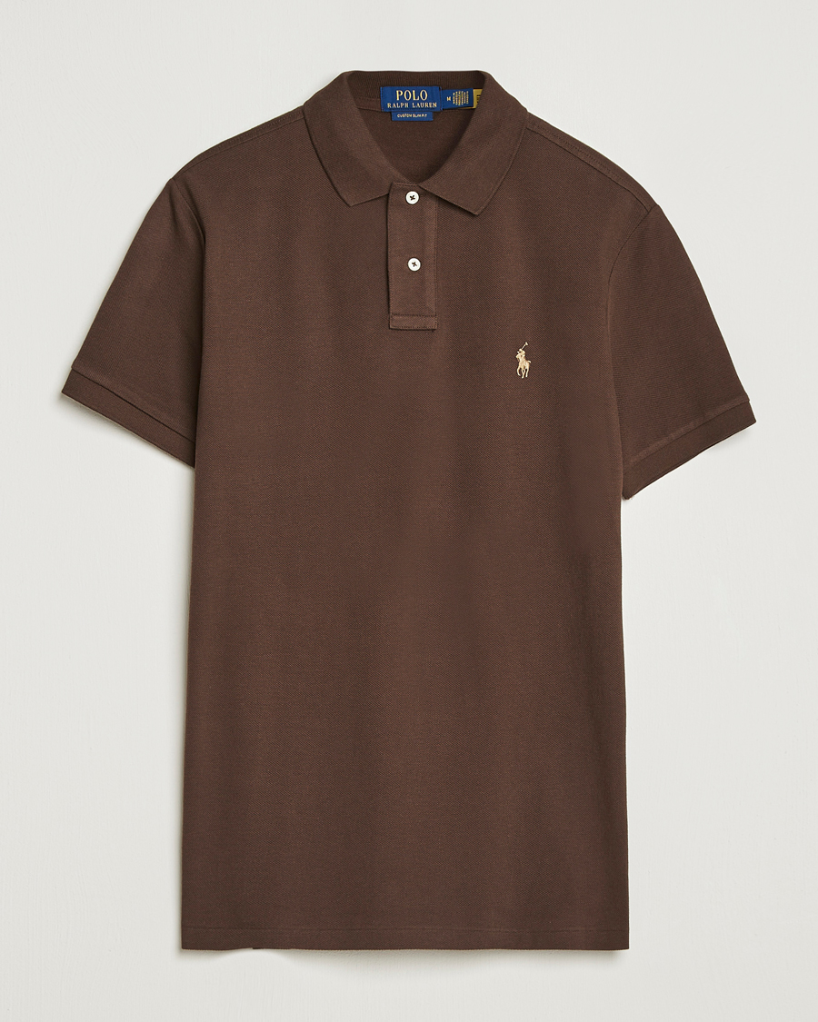 Homme | Polos | Polo Ralph Lauren | Custom Slim Fit Polo Nutmeg Brown