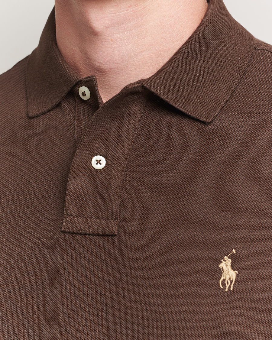Homme | Polos | Polo Ralph Lauren | Custom Slim Fit Polo Nutmeg Brown
