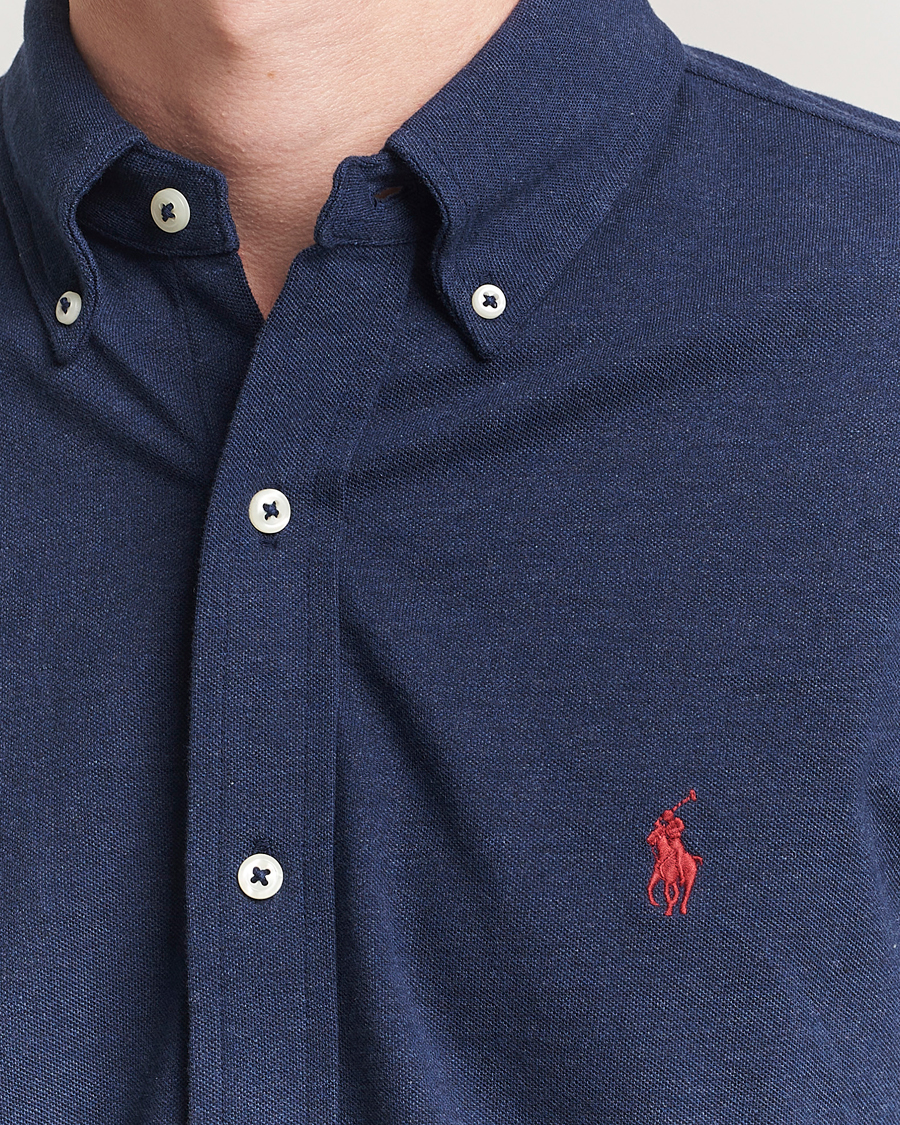 Homme | Chemises | Polo Ralph Lauren | Featherweight Mesh Shirt Spring Navy Heather