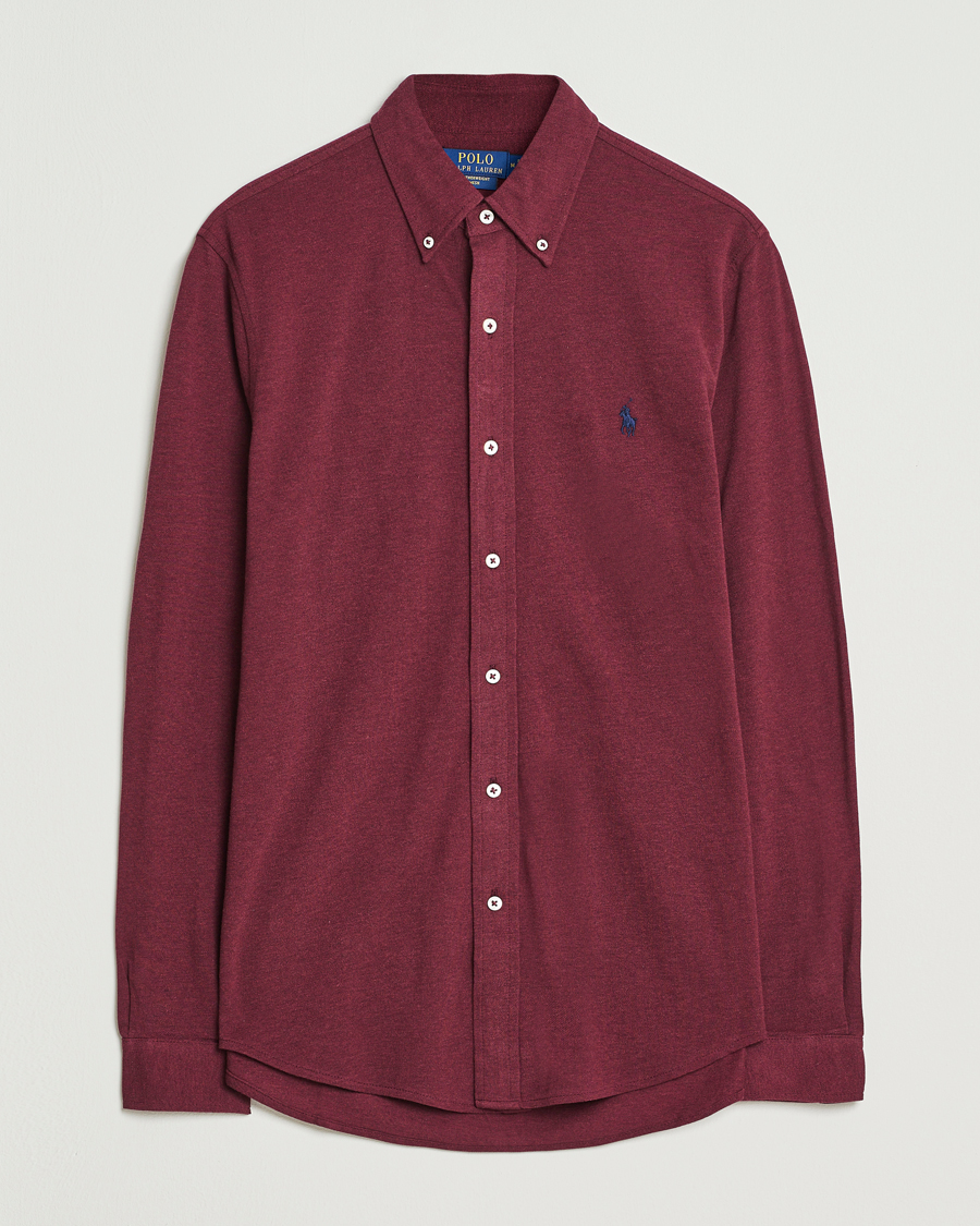 Homme | Chemises | Polo Ralph Lauren | Featherweight Mesh Shirt Spring Wine Heather
